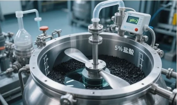 Carbón gníomhachtaithe aigéad nite aigéadach